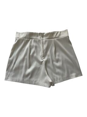 Women’s Satin Ivory Dress Shorts Size: L (8-10)